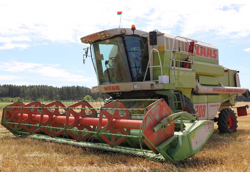 СГФ “АграМілк” завяршыў уборку азімага ячменю