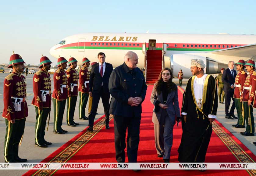 Александр Лукашенко прибыл с рабочим визитом в Оман