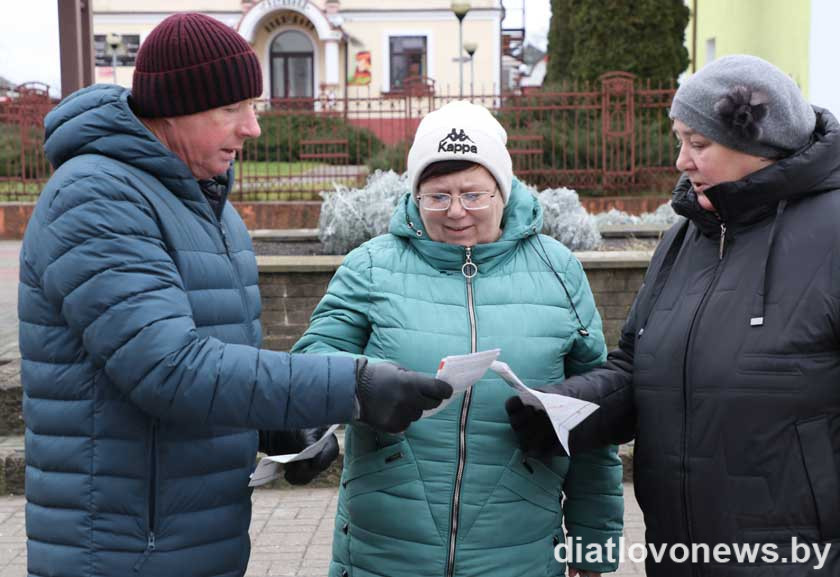 Акцыя “Усё пра выбары” прайшла ў Дзятлаве