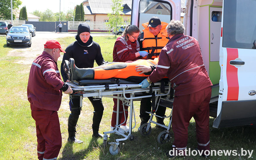 Вучэнні. На пляжы ратавалі людзей (+відэа)