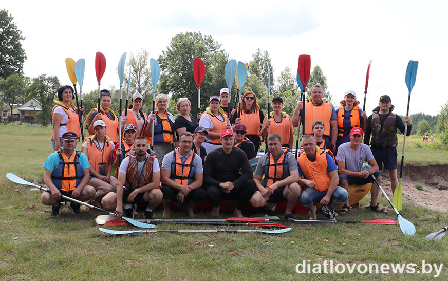 Імёны герояў – у нашай памяці і сэрцах. Патрыятычны сплаў на Дзятлаўшчыне
