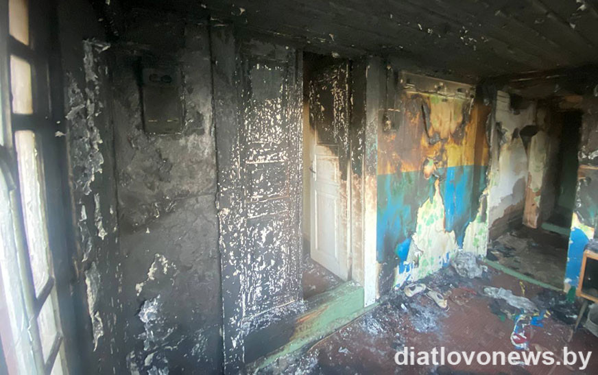 Пожар в деревне Савичи с травмированным