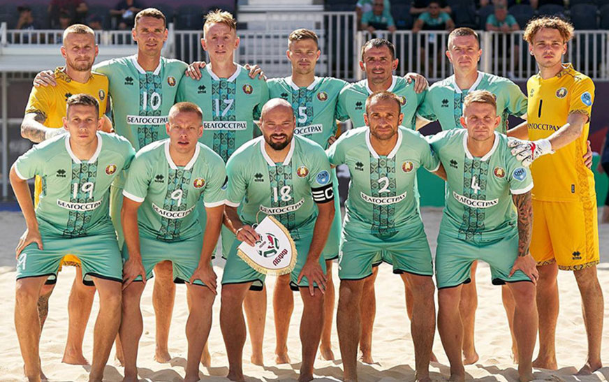 Глава НОК поздравил сборную Беларуси с бронзой Евролиги по пляжному футболу 