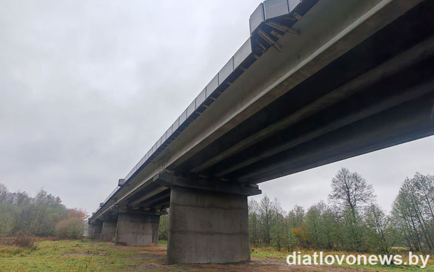 Движение автомобильного транспорта по мосту через реку Щара будет открыто с 16 декабря