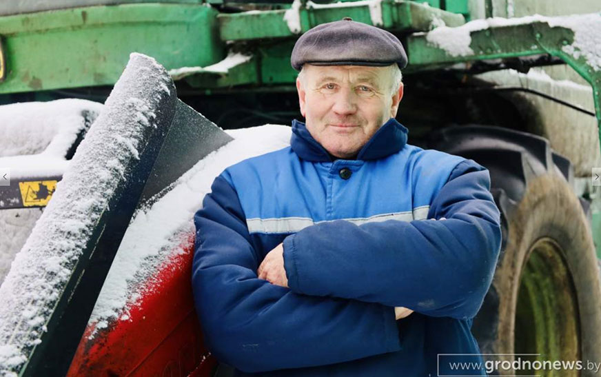 Уладзімір Чарняўскі паўвека працуе вадзіцелем на сельгаспрадпрыемстве