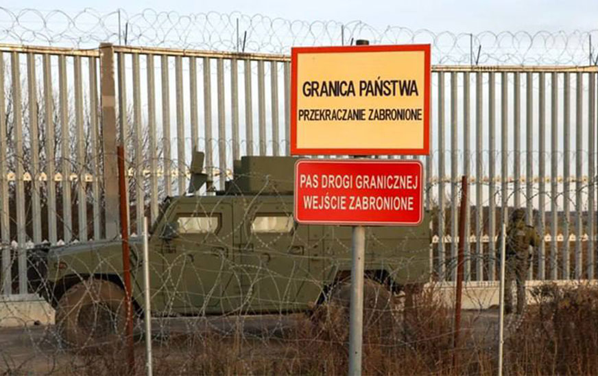 Польша начала строить новое заграждение на границе с Беларусью