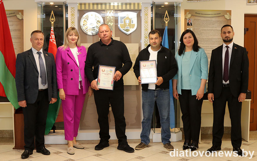 Віншаванні прымалі работнікі гандлю Дзятлаўшчыны