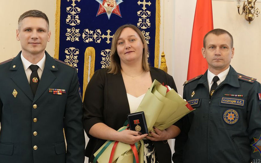 В Гродно чествовали жен офицеров-спасателей